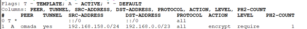 policy print mikrotik ipsec