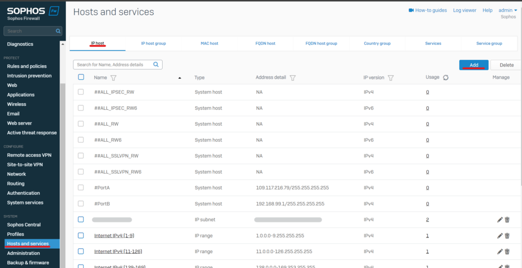 overlapping sophos subntes